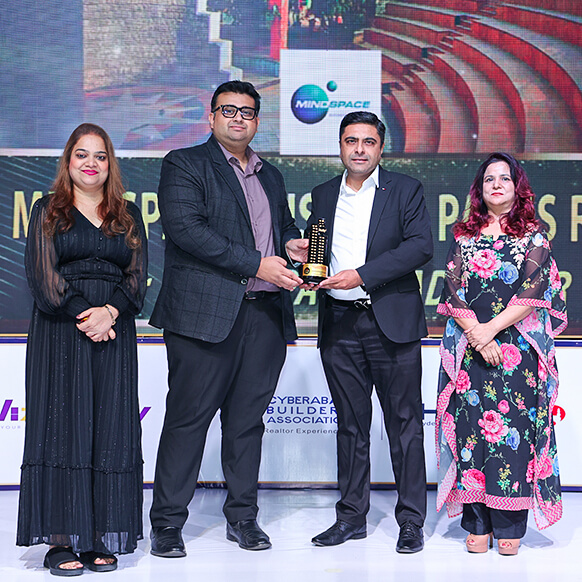 Mindspace REIT’s Mindspace Madhapur won the ‘Most Environment Friendly Commercial Space’ recognition at the 3ʳᵈ Realty+ Excellence Awards 2026 - Hyderabad
