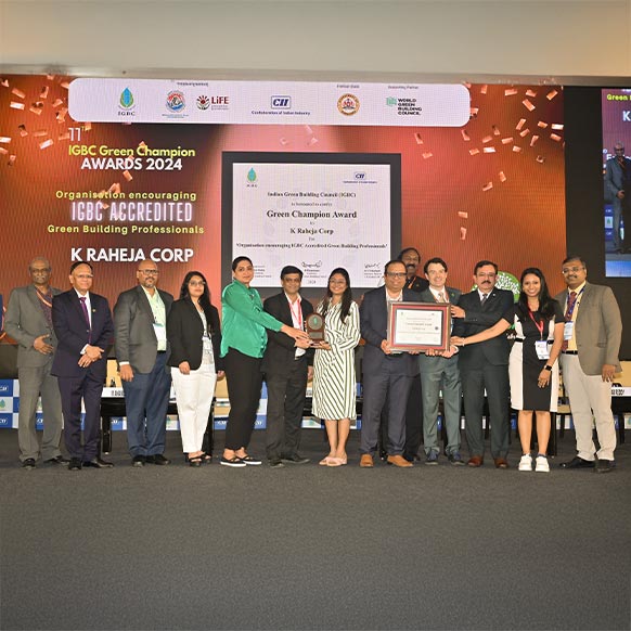 K Raheja Corp Wins 11th IGBC Green Champion Award