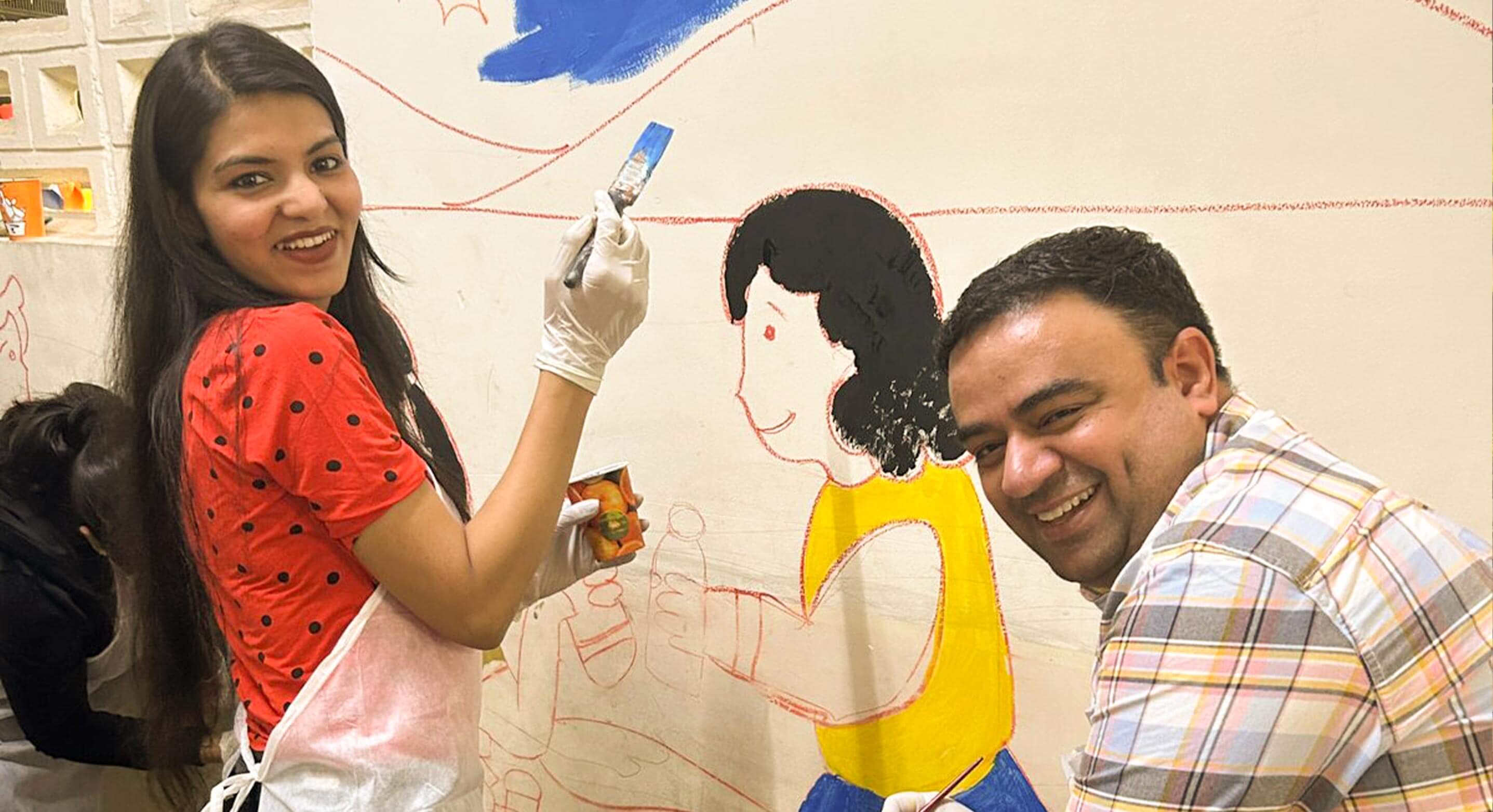 K Raheja Corp Leverages Volunteering Policy to Support ArtShala's School Painting Project