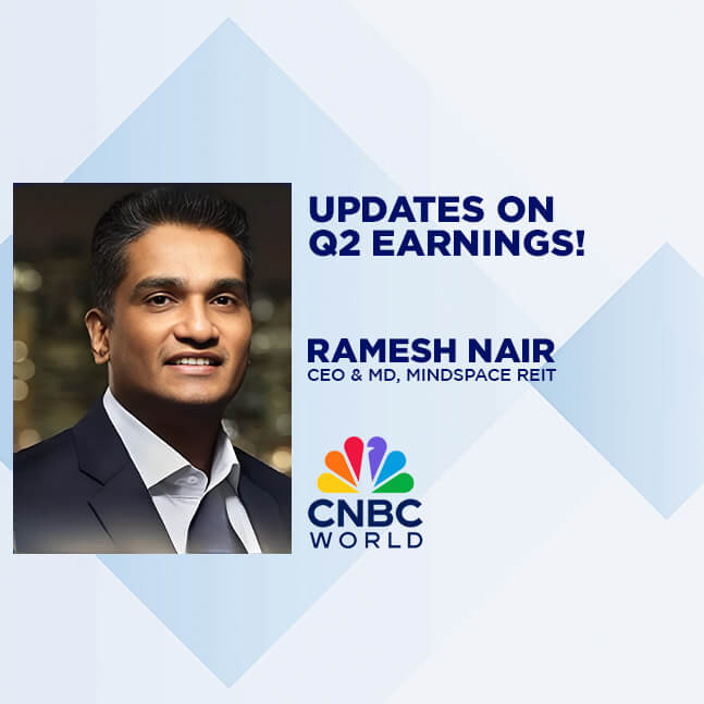 Mindspace CEO & MD Ramesh Nair discusses the robust financial growth in Q2FY26